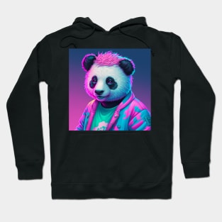 Vapor Wave Panda Hoodie